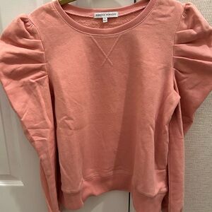 Rebecca Minkoff Blush Puff Sleeve Sweatshirt
